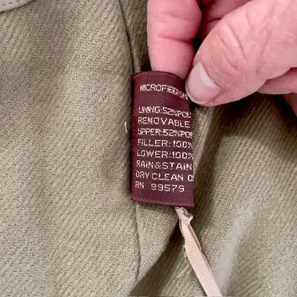 Cianni Cellini Beige Belted Trench Coat Men 38 Short Classic Tailored Outerwear - Picture 6 of 16